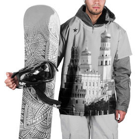 Накидка на куртку 3D с принтом Москва , 100% полиэстер |  | город | пейзаж