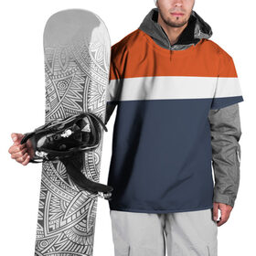 Накидка на куртку 3D с принтом Триколор , 100% полиэстер |  | Тематика изображения на принте: 2017 | белый | дизайн | классика | новинки | новое | оранжевый | полосы | популярное | синий | триколор