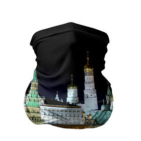 Бандана-труба 3D с принтом Москва , 100% полиэстер, ткань с особыми свойствами — Activecool | плотность 150‒180 г/м2; хорошо тянется, но сохраняет форму | город | ночь | пейзаж