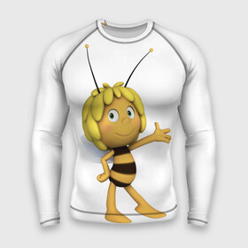 Мужской рашгард 3D с принтом Пчелка Майя ,  |  | Тематика изображения на принте: пчелка майя