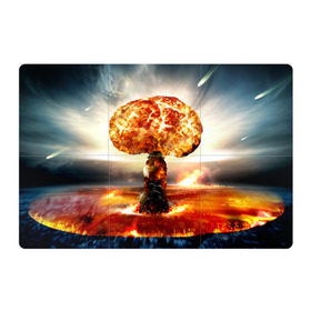 Магнитный плакат 3Х2 с принтом Атомный взрыв , Полимерный материал с магнитным слоем | 6 деталей размером 9*9 см | Тематика изображения на принте: city | earth | explosion | mushroom | night | nuclear | sky | атомный | взрыв | город | гриб | земля | небо | ночь