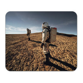 Коврик прямоугольный с принтом Люди на Марсе , натуральный каучук | размер 230 х 185 мм; запечатка лицевой стороны | 