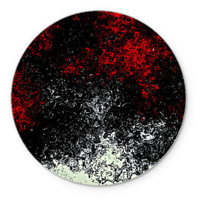 Коврик круглый с принтом Взрыв красок , резина и полиэстер | круглая форма, изображение наносится на всю лицевую часть | брызги | разноцветный | яркий