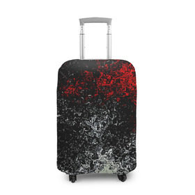 Чехол для чемодана 3D с принтом Взрыв красок , 86% полиэфир, 14% спандекс | двустороннее нанесение принта, прорези для ручек и колес | брызги | разноцветный | яркий