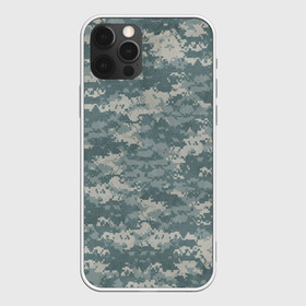 Чехол для iPhone 12 Pro Max с принтом Камуфляж пиксельный , Силикон |  | армия | камуфляж | пиксель