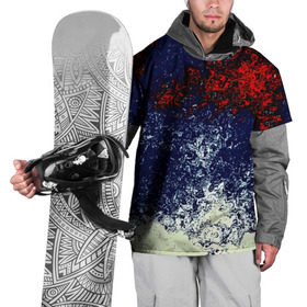 Накидка на куртку 3D с принтом Распыление красок , 100% полиэстер |  | Тематика изображения на принте: брызги | разноцветный | яркий