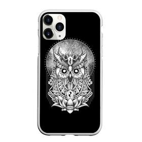 Чехол для iPhone 11 Pro Max матовый с принтом Королевская сова , Силикон |  | bird | forest | moon | nature | night | owl | queen | tatoo | wood | королева | лес | луна | ночь | природа | птица | сова | тату