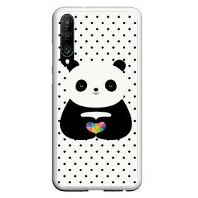 Чехол для Honor P30 с принтом Любовь панды , Силикон | Область печати: задняя сторона чехла, без боковых панелей | animal | bear | beast | forest | heart | love | nature | panda | животное | зверь | лес | любовь | медведь | панда | природа | сердце | страсть