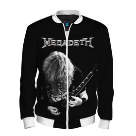 Мужской бомбер 3D с принтом Dave Mustaine , 100% полиэстер | застегивается на молнию, по бокам два кармана без застежек, по низу бомбера и на воротнике - эластичная резинка | dave | megadeth | metal | mustaine | rattlehead | rock | thrash | vic | дейв | мастейн | мегадет | метал | рок | треш