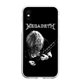 Чехол для iPhone XS Max матовый с принтом Dave Mustaine , Силикон | Область печати: задняя сторона чехла, без боковых панелей | Тематика изображения на принте: dave | megadeth | metal | mustaine | rattlehead | rock | thrash | vic | дейв | мастейн | мегадет | метал | рок | треш