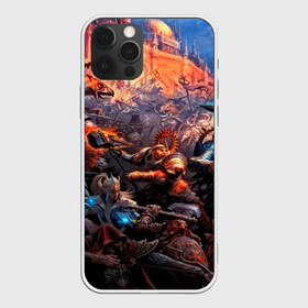 Чехол для iPhone 12 Pro Max с принтом Warhammer , Силикон |  | Тематика изображения на принте: blood angels | space marine | warhammer 40k | wh40k | броня | воина | воины | солдаты