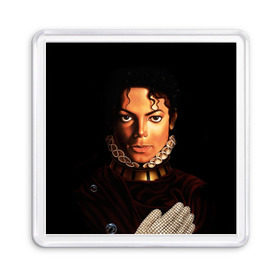 Магнит 55*55 с принтом Король Майкл Джексон , Пластик | Размер: 65*65 мм; Размер печати: 55*55 мм | king | michael jackson | pop music | король | майкл | музыка | перчатка | поп музыка