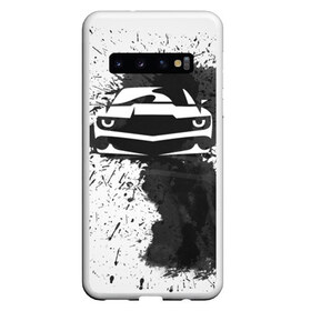 Чехол для Samsung Galaxy S10 с принтом Chevrolet Camaro , Силикон | Область печати: задняя сторона чехла, без боковых панелей | Тематика изображения на принте: camaro | chevrolet
