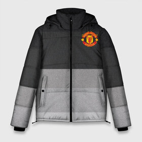 Мужская зимняя куртка 3D с принтом Manchester United - Noise (Шум) , верх — 100% полиэстер; подкладка — 100% полиэстер; утеплитель — 100% полиэстер | длина ниже бедра, свободный силуэт Оверсайз. Есть воротник-стойка, отстегивающийся капюшон и ветрозащитная планка. 

Боковые карманы с листочкой на кнопках и внутренний карман на молнии. | manchester united | манчестер юнайтед | футбол