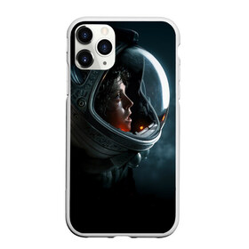 Чехол для iPhone 11 Pro матовый с принтом Девушка космонавт , Силикон |  | alien | космос | рипли | скафандр | чужой