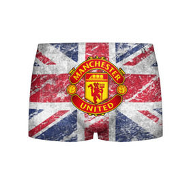 Мужские трусы 3D с принтом British Manchester United , 50% хлопок, 50% полиэстер | классическая посадка, на поясе мягкая тканевая резинка | Тематика изображения на принте: british | manchester united | mu | игра | манчестер | манчестер юнайтед | мю | флаг британии | футбол | эмблема мю
