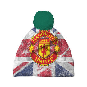 Шапка 3D c помпоном с принтом British Manchester United , 100% полиэстер | универсальный размер, печать по всей поверхности изделия | british | manchester united | mu | игра | манчестер | манчестер юнайтед | мю | флаг британии | футбол | эмблема мю