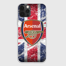 Чехол для iPhone 12 Pro Max с принтом British Arsenal , Силикон |  | Тематика изображения на принте: арсена | британский флаг | эмблема