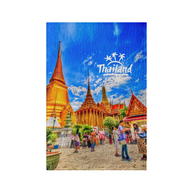 Обложка для паспорта матовая кожа с принтом Таиланд , натуральная матовая кожа | размер 19,3 х 13,7 см; прозрачные пластиковые крепления | architecture | bangkok | clouds | landmark | people | sky | temple of the emerald buddha | thailand | tourism | архитектура | бангкок | достопримечательность | люди | небо | облака | таиланд | туризм | храм изумрудного будды