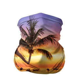 Бандана-труба 3D с принтом Таиланд , 100% полиэстер, ткань с особыми свойствами — Activecool | плотность 150‒180 г/м2; хорошо тянется, но сохраняет форму | Тематика изображения на принте: beach | clouds | love | palm tree | people | sea | sky | sunset | thailand | tourism | закат | любовь | люди | море | небо | облака | пальма | пляж | таиланд | туризм
