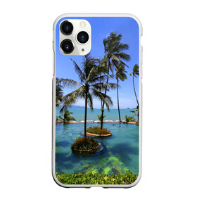 Чехол для iPhone 11 Pro Max матовый с принтом Таиланд , Силикон |  | Тематика изображения на принте: clouds | hiking | sea | sky | swimming pool | thailand | trees | бассейн | море | небо | облака | пальмы | таиланд | туризм