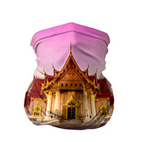 Бандана-труба 3D с принтом Таиланд , 100% полиэстер, ткань с особыми свойствами — Activecool | плотность 150‒180 г/м2; хорошо тянется, но сохраняет форму | landmark | reflection | temple | thailand | tourism | water | вода | достопримечательность | отражение | таиланд | туризм | храм