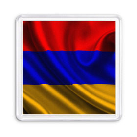 Магнит 55*55 с принтом Флаг Армения , Пластик | Размер: 65*65 мм; Размер печати: 55*55 мм | айастан | армения | босеан | вымпел | ереван | знак | знамя | кумач | орифламма | пойс | полотнище | символ | стяг | флаг | флюгарка | хайастан | штандарт