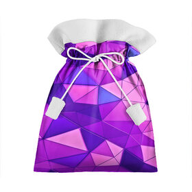 Подарочный 3D мешок с принтом Розовые полигоны , 100% полиэстер | Размер: 29*39 см | абстракция | бумага | геометрия | грани | изгиб | линии | полигоны | полосы | постель | розовый | сочетания | текстура | треугольники