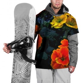 Накидка на куртку 3D с принтом Flower Spring , 100% полиэстер |  | 