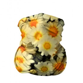 Бандана-труба 3D с принтом Жёлтые цветочки , 100% полиэстер, ткань с особыми свойствами — Activecool | плотность 150‒180 г/м2; хорошо тянется, но сохраняет форму | flower | лето | полевой цветок | цветочки | цветы