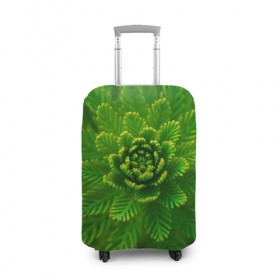 Чехол для чемодана 3D с принтом Красивое растение , 86% полиэфир, 14% спандекс | двустороннее нанесение принта, прорези для ручек и колес | 