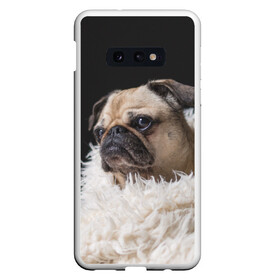 Чехол для Samsung S10E с принтом Мопс , Силикон | Область печати: задняя сторона чехла, без боковых панелей | бульдог | мопс | мопсик | мопсы | пес | песик | песики | собака | собаки | собачка