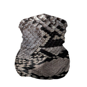 Бандана-труба 3D с принтом Камуфляж змеиная кожа , 100% полиэстер, ткань с особыми свойствами — Activecool | плотность 150‒180 г/м2; хорошо тянется, но сохраняет форму | змея | кожа