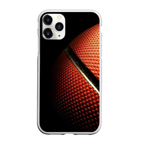 Чехол для iPhone 11 Pro матовый с принтом Баскетбольный мяч , Силикон |  | Тематика изображения на принте: баскетбол | мяч | оранжевый | спорт | стритбол