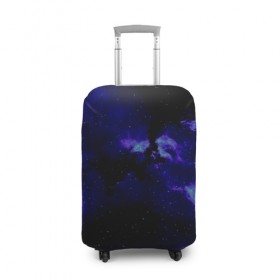 Чехол для чемодана 3D с принтом Звёздное небо , 86% полиэфир, 14% спандекс | двустороннее нанесение принта, прорези для ручек и колес | 