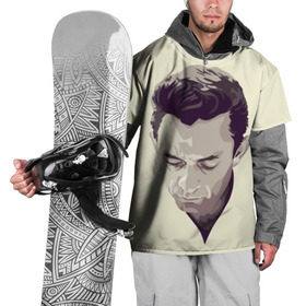 Накидка на куртку 3D с принтом Джонни Кэш , 100% полиэстер |  | johnny cash