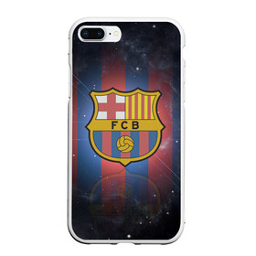 Чехол для iPhone 7Plus/8 Plus матовый с принтом Я фанат fc Barcelona! , Силикон | Область печати: задняя сторона чехла, без боковых панелей | barcelona | fc | барса | барселона | футбол