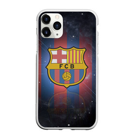 Чехол для iPhone 11 Pro Max матовый с принтом Я фанат fc Barcelona! , Силикон |  | barcelona | fc | барса | барселона | футбол