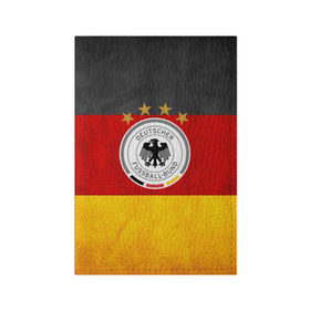 Обложка для паспорта матовая кожа с принтом Сборная Германии , натуральная матовая кожа | размер 19,3 х 13,7 см; прозрачные пластиковые крепления | germany | германия | футбольная форма