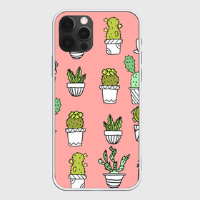 Чехол для iPhone 12 Pro Max с принтом cactus , Силикон |  | cactus | tmblr | tubmler | кактус