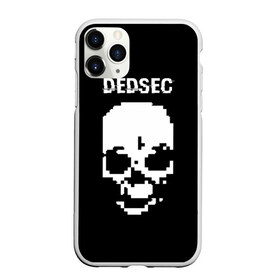 Чехол для iPhone 11 Pro матовый с принтом Череп Dedsec , Силикон |  | dedsec | skull | watch dogs | watch dogs 2 | watch_dogs | watch_dogs 2 | дедсек | дэдсек | череп