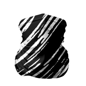 Бандана-труба 3D с принтом Black&White stroke , 100% полиэстер, ткань с особыми свойствами — Activecool | плотность 150‒180 г/м2; хорошо тянется, но сохраняет форму | Тематика изображения на принте: 