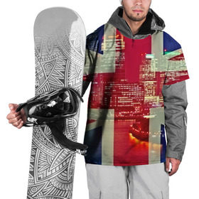 Накидка на куртку 3D с принтом Лондон , 100% полиэстер |  | англия | великобритания | город | лондон | река | столица