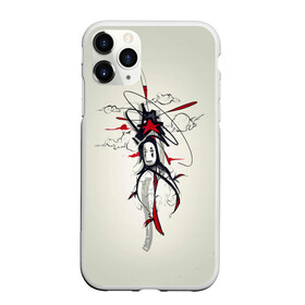 Чехол для iPhone 11 Pro Max матовый с принтом Безликий , Силикон |  | anime | spirited away | аниме | миадзяки | унесенные призраками