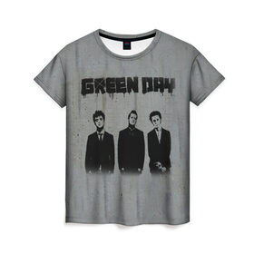 Женская футболка 3D с принтом Green Day 7 , 100% полиэфир ( синтетическое хлопкоподобное полотно) | прямой крой, круглый вырез горловины, длина до линии бедер | american idiot | green day | грин дей | грин дэй