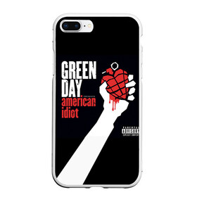 Чехол для iPhone 7Plus/8 Plus матовый с принтом Green Day 3 , Силикон | Область печати: задняя сторона чехла, без боковых панелей | american idiot | green day | грин дей | грин дэй