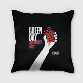 Подушка 3D с принтом Green Day 3 , наволочка – 100% полиэстер, наполнитель – холлофайбер (легкий наполнитель, не вызывает аллергию). | состоит из подушки и наволочки. Наволочка на молнии, легко снимается для стирки | american idiot | green day | грин дей | грин дэй