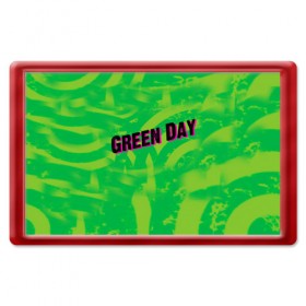 Магнит 45*70 с принтом Green Day 1 , Пластик | Размер: 78*52 мм; Размер печати: 70*45 | american idiot | green day | грин дей | грин дэй