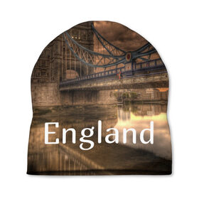 Шапка 3D с принтом England (Англия) , 100% полиэстер | универсальный размер, печать по всей поверхности изделия | england | london | англия | британия | великобритания | владычица морей | вода | город | гостеприимный | дождей | клевый | красивый | лилия | лондон | мост | на темзе | окна | пасмурно | прикольный | река