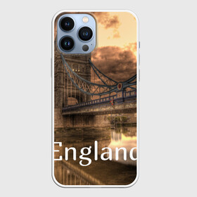 Чехол для iPhone 13 Pro Max с принтом England (Англия) ,  |  | england | london | англия | британия | великобритания | владычица морей | вода | город | гостеприимный | дождей | клевый | красивый | лилия | лондон | мост | на темзе | окна | пасмурно | прикольный | река